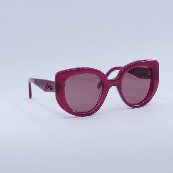 🕶️ New Loewe LW40100I 75Y Sunglasses - Milky Cherry Frame, Red Lenses - Picture 1 of 9